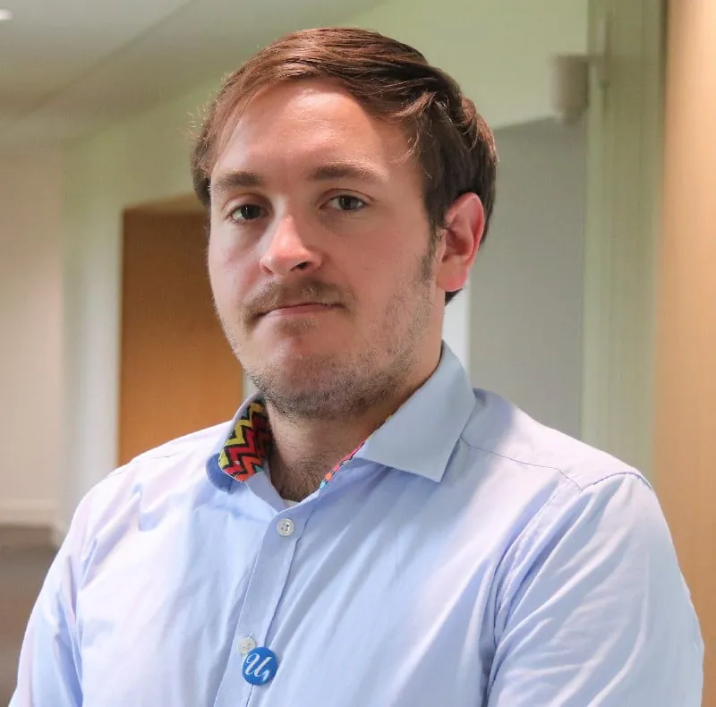 Kristian Mackie, the MK:U Innovation Hub Manager delivering the content and digital strategy workshops.