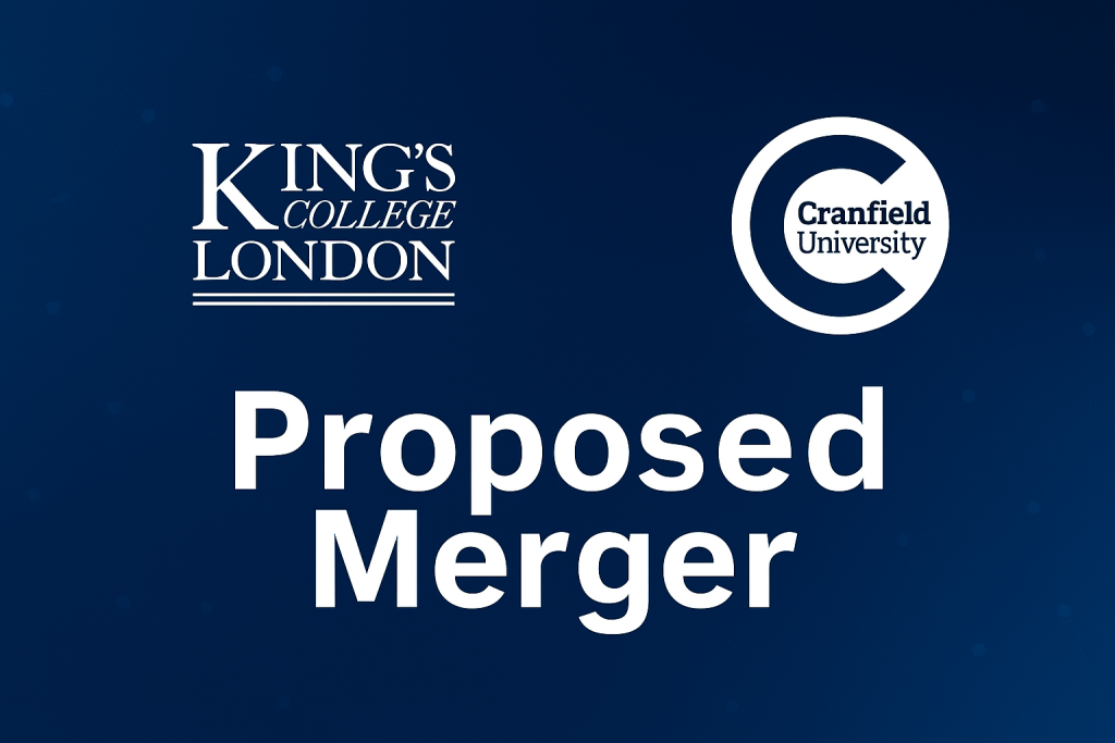 Kings College Cranfield Proposed Merger